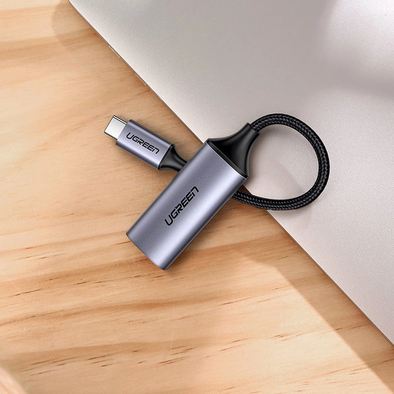 Ugreen USB Type C - HDMI 2.0 4K@60 Hz Thunderbolt 3 adapter for MacBook / PC gray (70444)eng