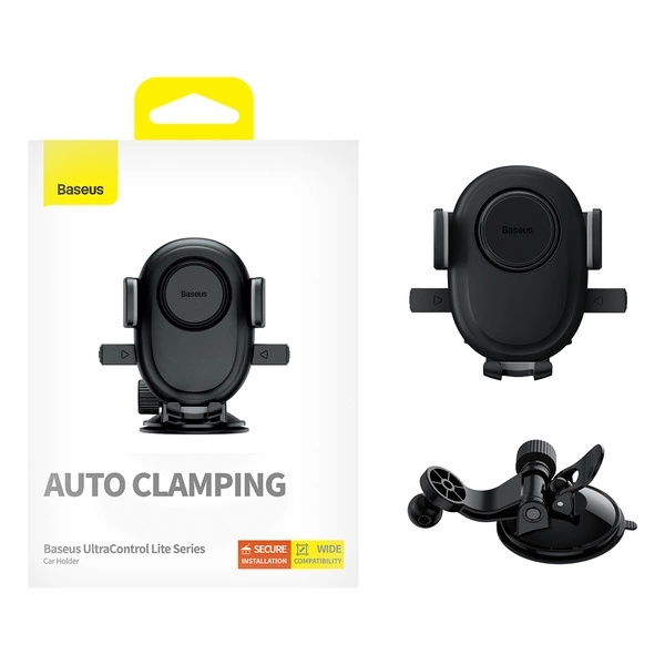 [RETURNED ITEM] Baseus UltraControl Lite Series car phone holder - blackeng