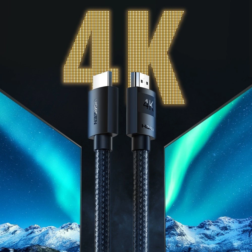 Ugreen HDMI 2.0 - HDMI 2.0 4K cable 3m black (HD119 40102)eng