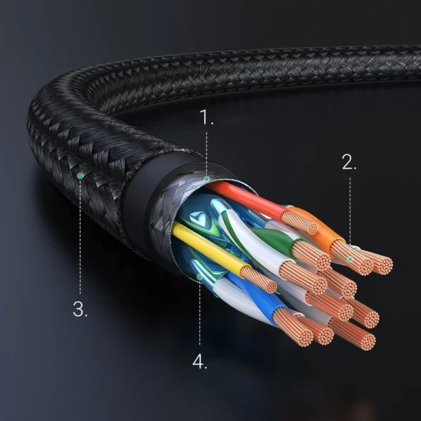 Ugreen HDMI 2.0 - HDMI 2.0 4K cable 3m black (HD119 40102)eng