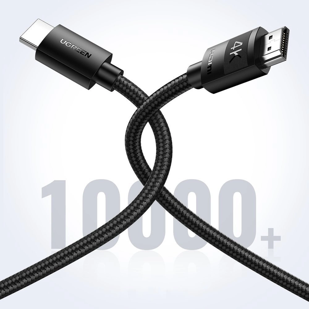 Ugreen HDMI 2.0 - HDMI 2.0 4K cable 3m black (HD119 40102)eng