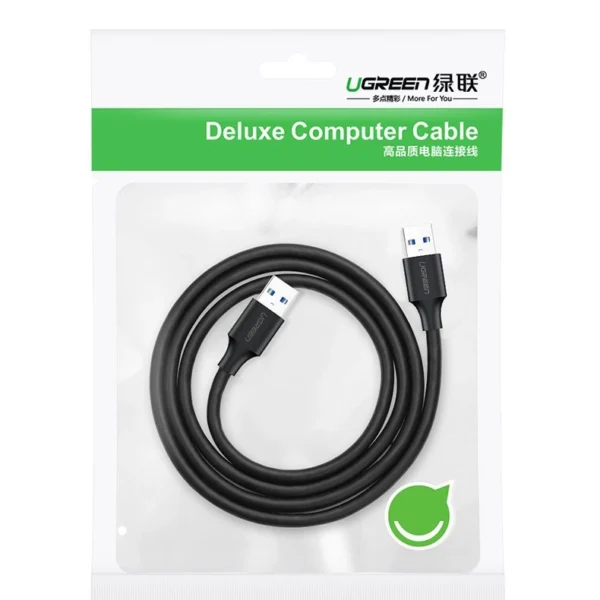 [RETURNED ITEM] Ugreen cable USB 2.0 cable (male) - USB 2.0 (male) 0.5 m black (US128 10308)eng