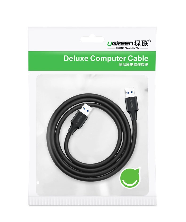 [RETURNED ITEM] Ugreen cable USB 2.0 cable (male) - USB 2.0 (male) 0.5 m black (US128 10308)eng