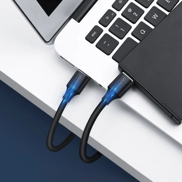 [RETURNED ITEM] Ugreen cable USB 2.0 cable (male) - USB 2.0 (male) 0.5 m black (US128 10308)eng