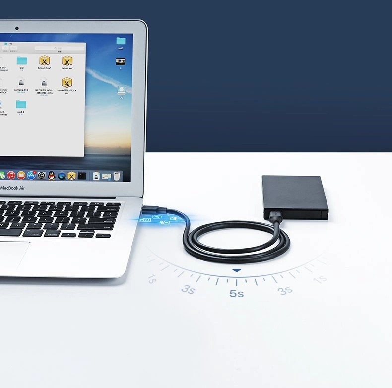 [RETURNED ITEM] Ugreen cable USB 2.0 cable (male) - USB 2.0 (male) 0.5 m black (US128 10308)eng