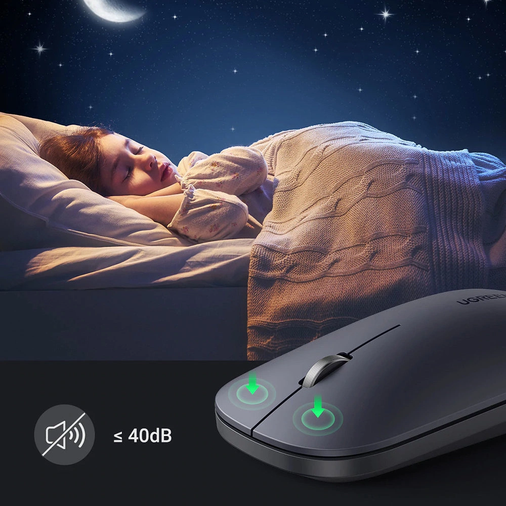 [RETURNED ITEM] Ugreen handy wireless mouse USB black (MU001)eng
