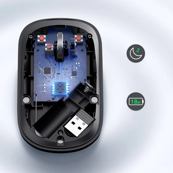 [RETURNED ITEM] Ugreen handy wireless mouse USB black (MU001)eng