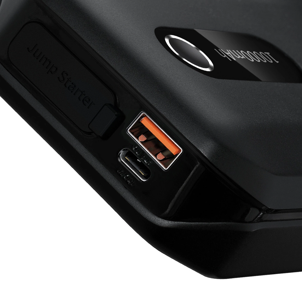 [RETURNED ITEM] Baseus Power Bank Power Starter Jump Starter 10000mAh 12V (1000A / 500A) power bank + crocodile clips black (CGNL020101)eng