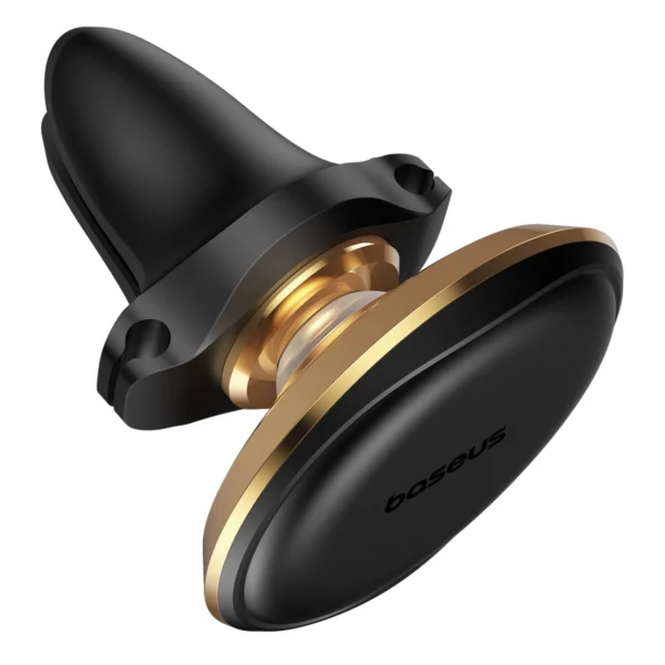 Baseus C40141201G13-00 Magnetic Car Air Vent Holder - Black and Goldeng