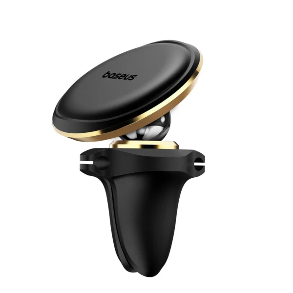 Baseus C40141201G13-00 Magnetic Car Air Vent Holder - Black and Goldeng