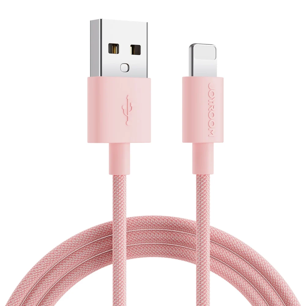Joyroom Colorful Data Cable S-2030M13 USB-A / Lightning 2.4A 2m - pinkeng