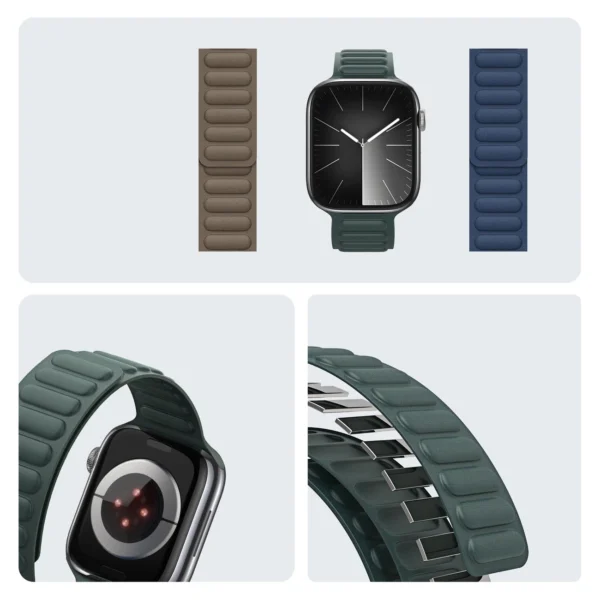 Magnetic Dux Ducis Strap BL for Apple Watch 38 / 40 / 41 mm - greeneng