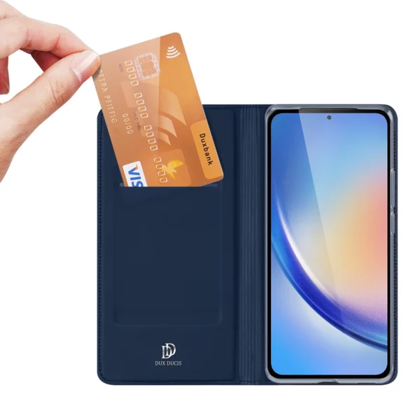 Dux Ducis Skin Pro case for Samsung A35 5G with flap - blueeng