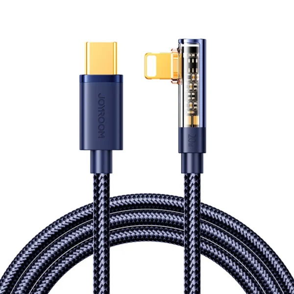 Joyroom Gaming Cable S-CL020A6 Lightning (angled) / USB-C (straight) 20W 1.2 m - blueeng