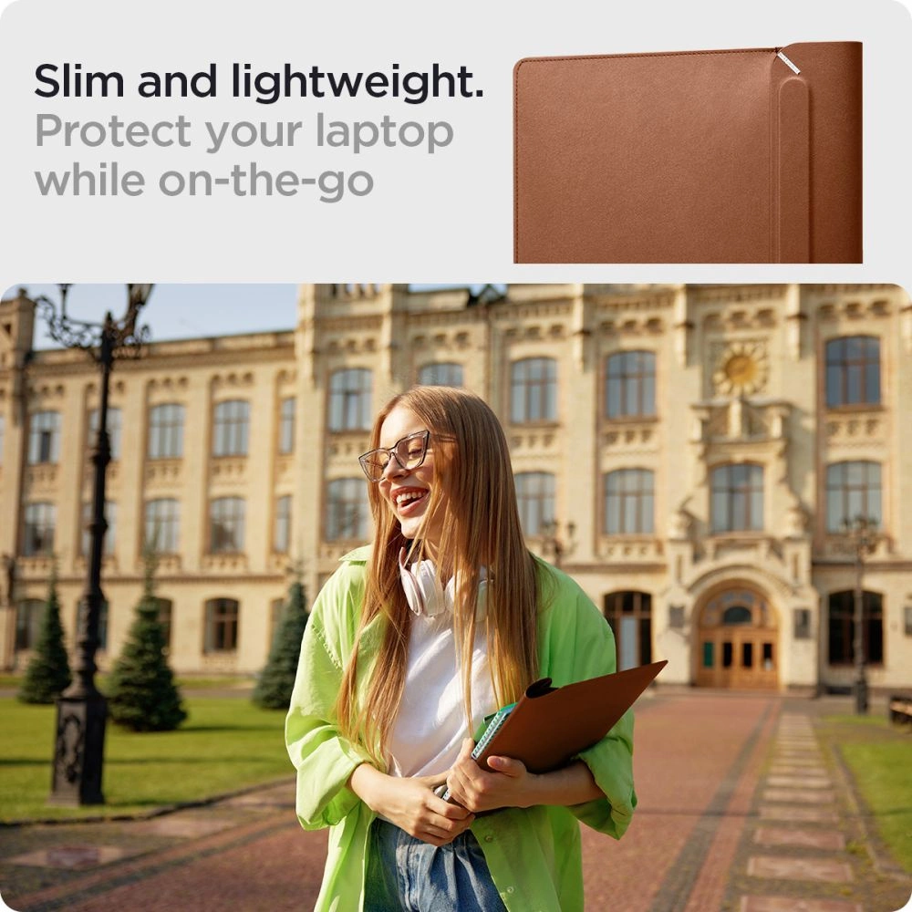 Spigen Valentinus Laptop Case 15-16'' - Browneng