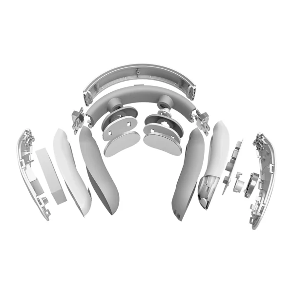 SKG 4098E neck massager, electrostimulator with compress - whiteeng