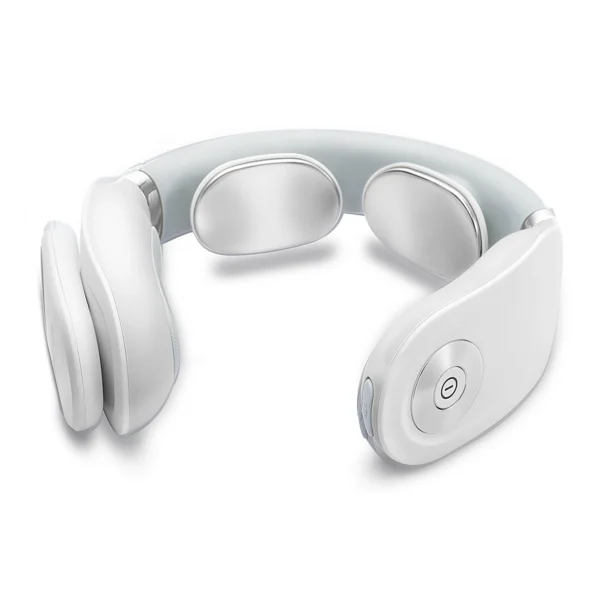 SKG 4098E neck massager, electrostimulator with compress - whiteeng