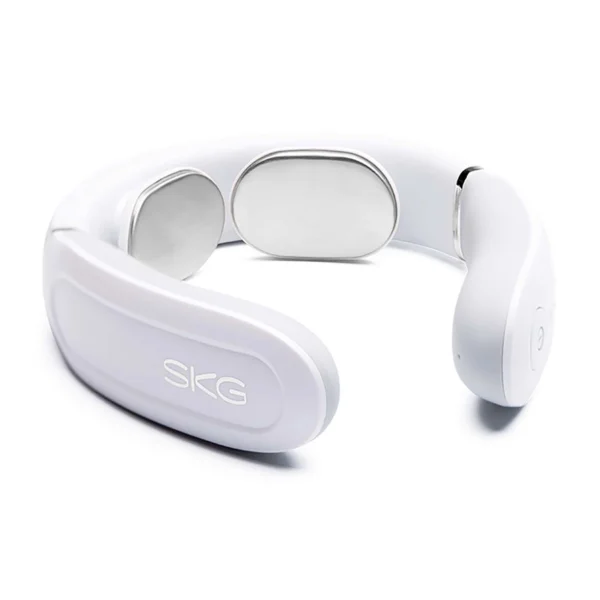 SKG 4356E neck massager with electrostimulation and compress - whiteeng