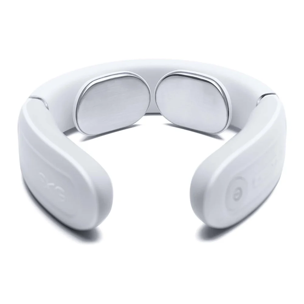 SKG 4356E neck massager with electrostimulation and compress - whiteeng