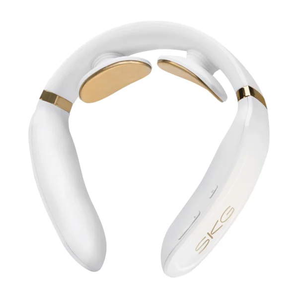 SKG K6E neck massager, electrostimulator with compress - whiteeng