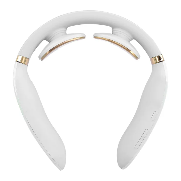 SKG K6E neck massager, electrostimulator with compress - whiteeng