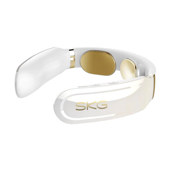 SKG K6E neck massager, electrostimulator with compress - whiteeng