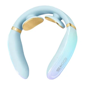 SKG K6E neck massager, electrostimulator with compress - blueeng