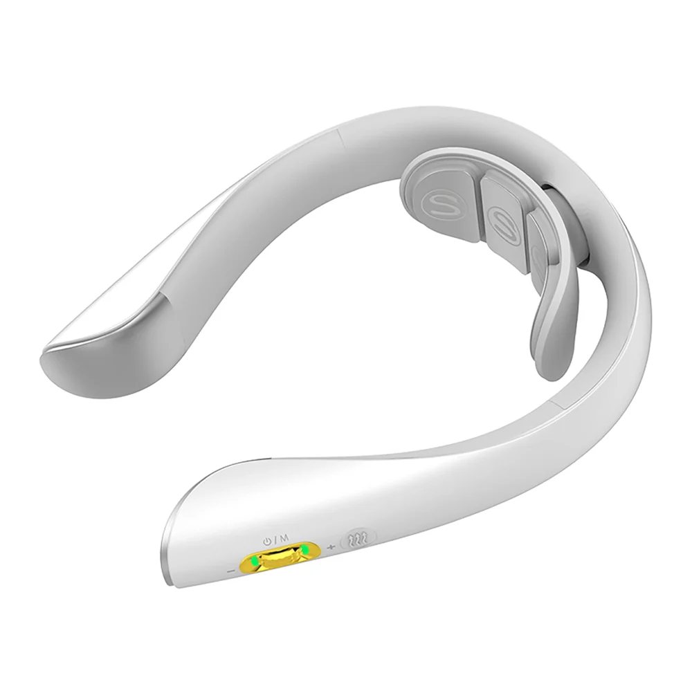 SKG K5 Pro massager, electrostimulator for the neck with compress - whiteeng