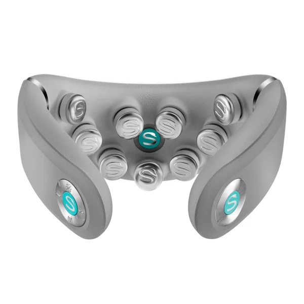 SKG G7 Pro-E neck massager with red light therapy and compress - grayeng