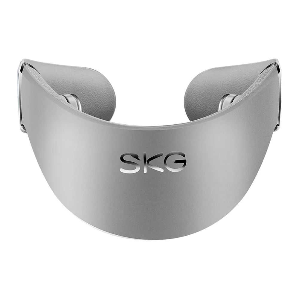 SKG G7 Pro-E neck massager with red light therapy and compress - grayeng