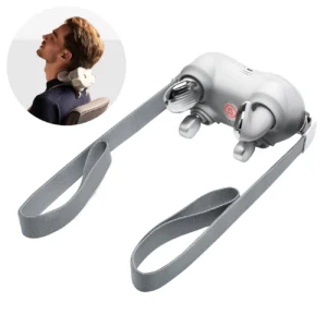 SKG H7-E neck massager with compress and red light - whiteeng