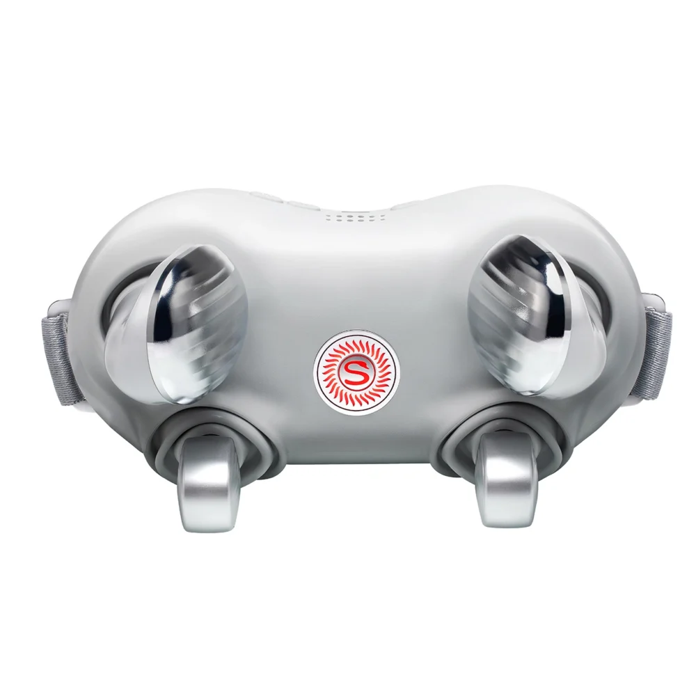 SKG H7-E neck massager with compress and red light - whiteeng