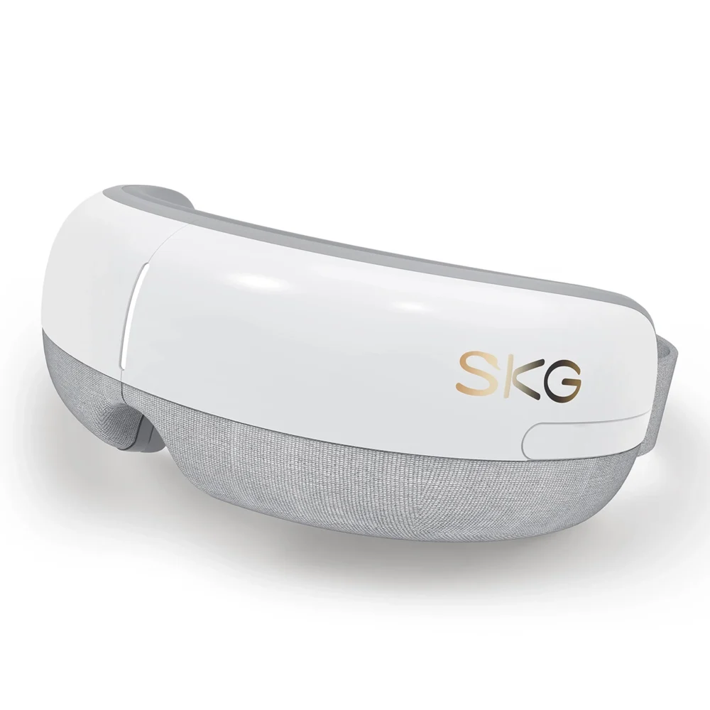 SKG E3-EN eye massager with compress and music - whiteeng