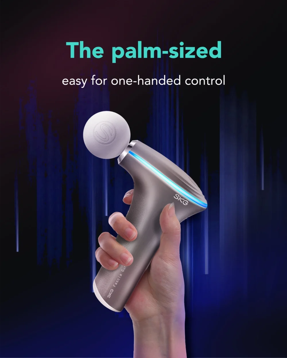 SKG F5-EN massage gun for the whole body - grayeng