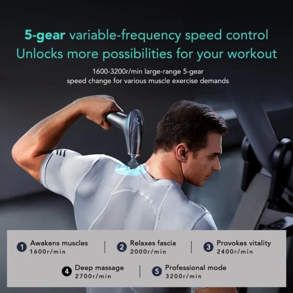 SKG X7-E massage gun for the whole body - grayeng