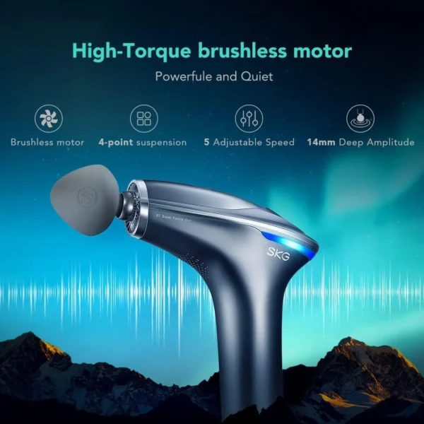 SKG X7-E massage gun for the whole body - grayeng