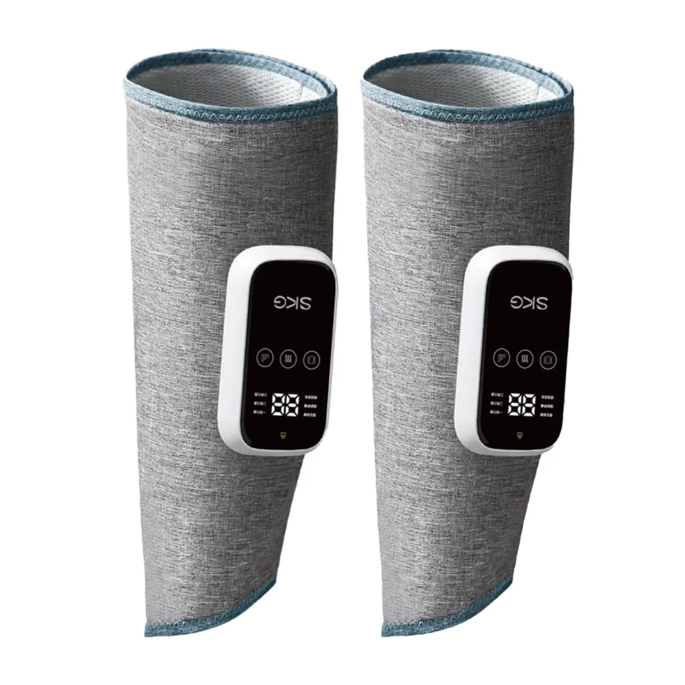 SKG BM3-E calf massager with warming compress (2 pcs. in a set) - grayeng
