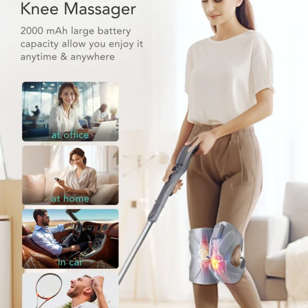 SKG W3 Pro massager for knees, elbows or shoulders (2 pcs. in a set) - grayeng