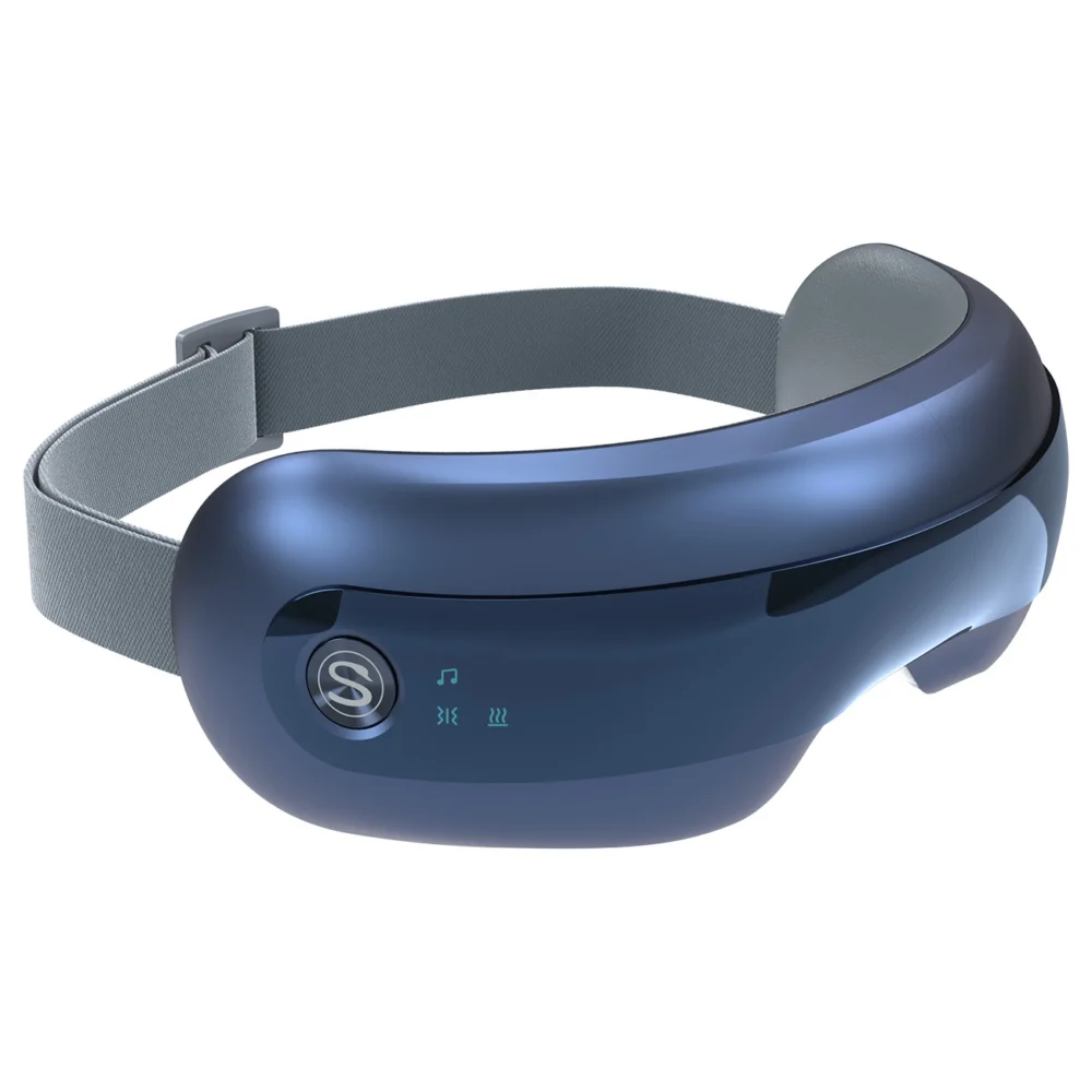 SKG E3 Pro eye and temple massager with vision window - blueeng