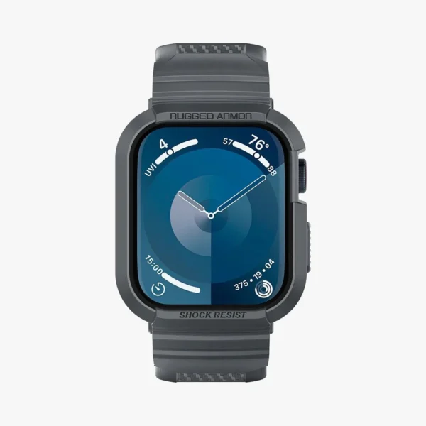 Spigen Rugged Armor Pro Case for Apple Watch 4 / 5 / 6 / 7 / 8 / 9 / SE (44 / 45 mm) - Dark Grayeng