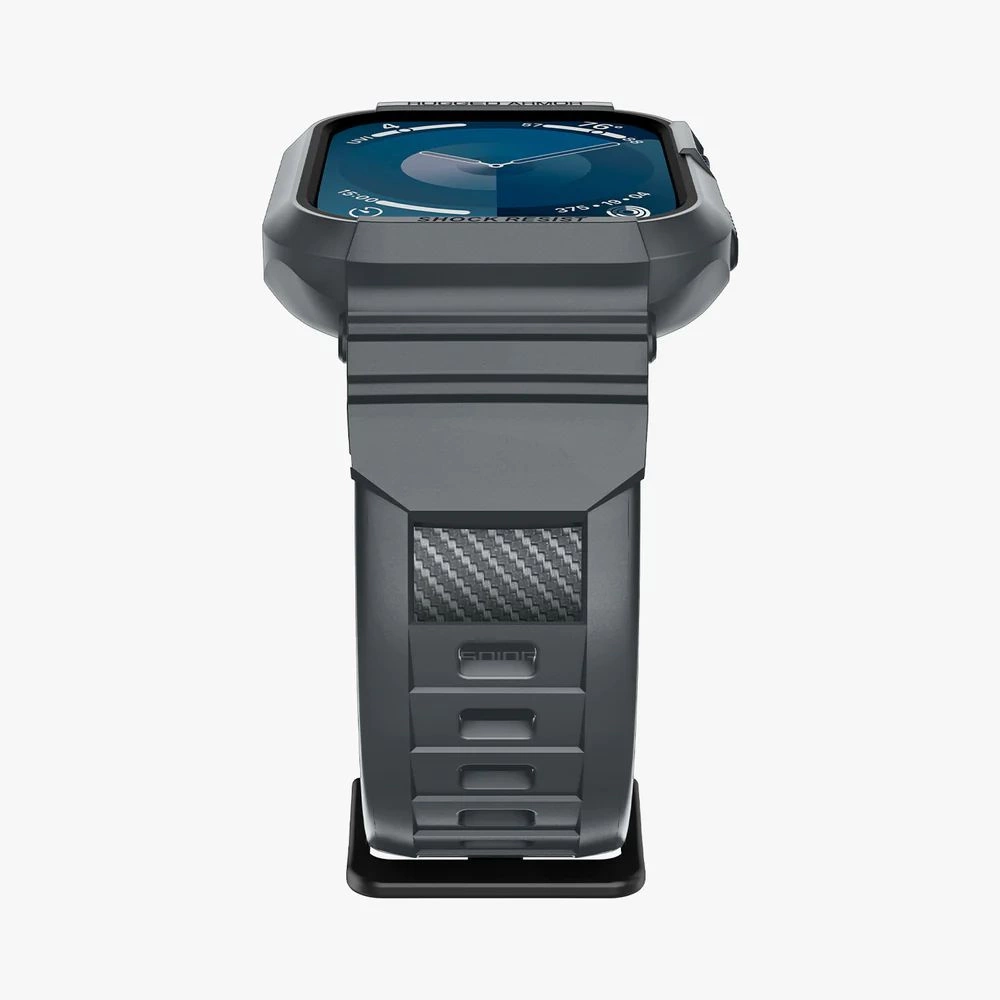 Spigen Rugged Armor Pro Case for Apple Watch 4 / 5 / 6 / 7 / 8 / 9 / SE (44 / 45 mm) - Dark Grayeng