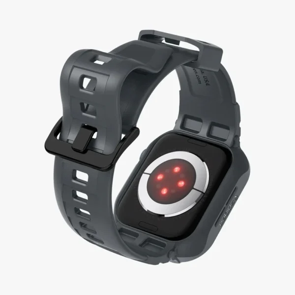 Spigen Rugged Armor Pro Case for Apple Watch 4 / 5 / 6 / 7 / 8 / 9 / SE (44 / 45 mm) - Dark Grayeng