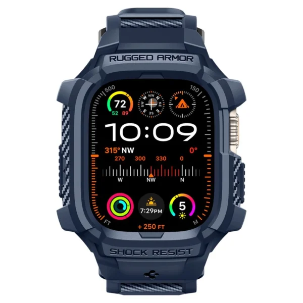 Spigen Rugged Armor Pro Case for Apple Watch Ultra 1 / 2 (49mm) - Navy Blueeng