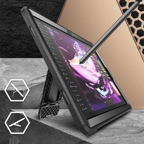 Supcase Unicorn Beetle Pro Case for Samsung Galaxy Tab A9+ 11.0 X210 / X215 / X216 - Blackeng