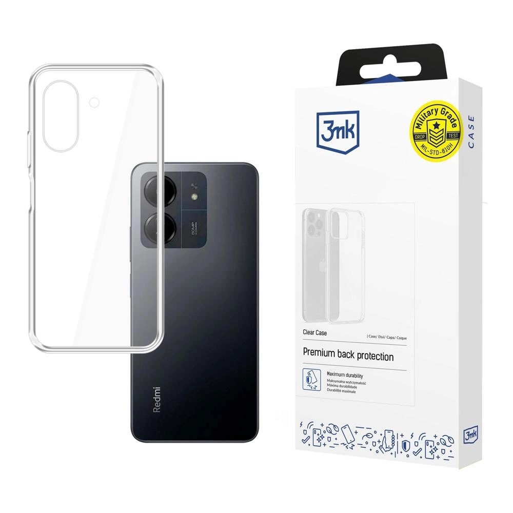 3mk Clear Case for Redmi 13C / Poco C65 - transparenteng
