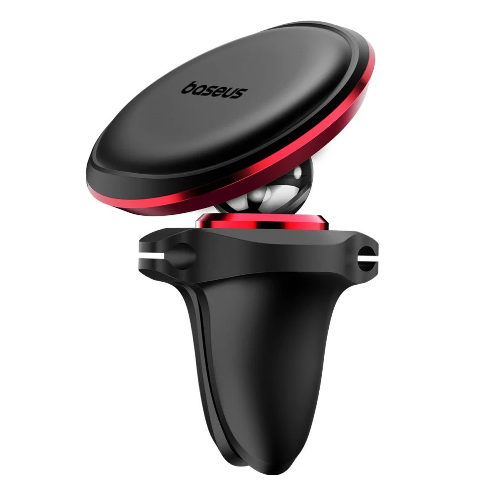 Baseus C40141201913-00 magnetic car holder for air vent - black and redeng
