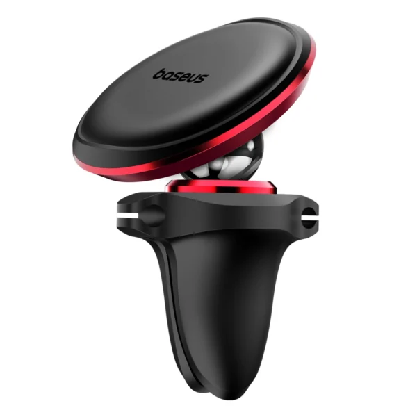 Baseus C40141201913-00 magnetic car holder for air vent - black and redeng