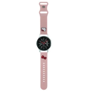 Hello Kitty Silicone Kitty Head strap universal 22mm - pinkeng