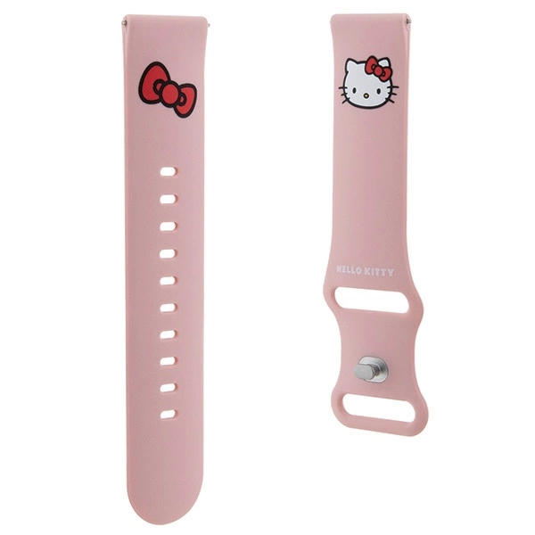 Hello Kitty Silicone Kitty Head strap universal 22mm - pinkeng