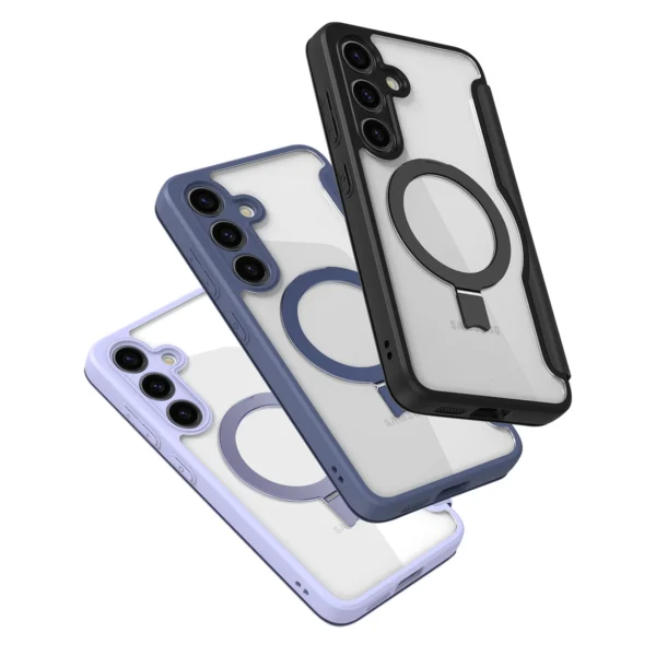 Dux Ducis Skin X Pro case with magnetic ring / stand for Samsung S24 - blueeng